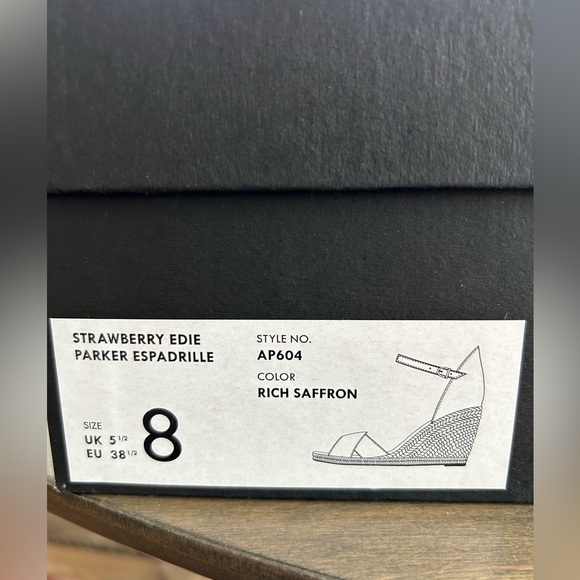 ⭐️⭐️ Host pick⭐️⭐️🍓J. Crew x Edie Parker Strawberry Espadrilele🍓 - Picture 4 of 14